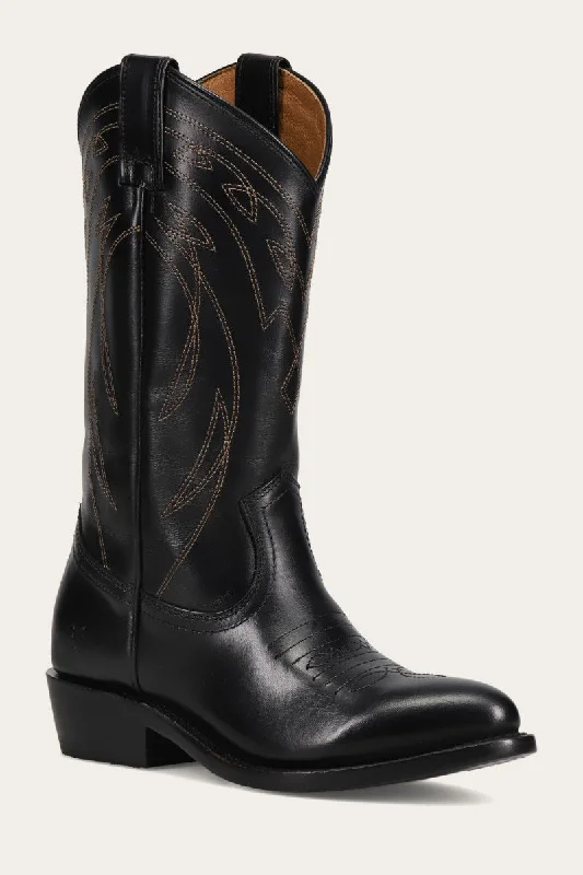 Designer boots with fur lining-Billy Pull On Deco Stitch