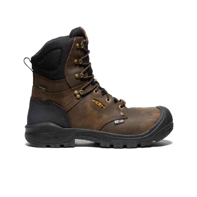 Boots for snow and ice-Men's Independence 8" Waterproof Boot (Carbon Toe)  |  Dark Earth/Black