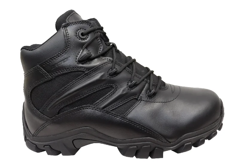 Stylish boots for outdoor winter hikes-Bates Mens Comfortable Delta 6 Side Zip Military Tactical Boots