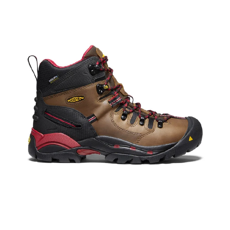 Waterproof hiking boots-Men's Pittsburgh 6" Waterproof Boot (Steel Toe)  |  Bison