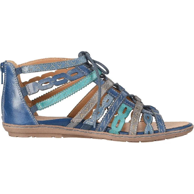 sandals for relaxing by the beachWomen's Earth Tidal Sapphire Leather