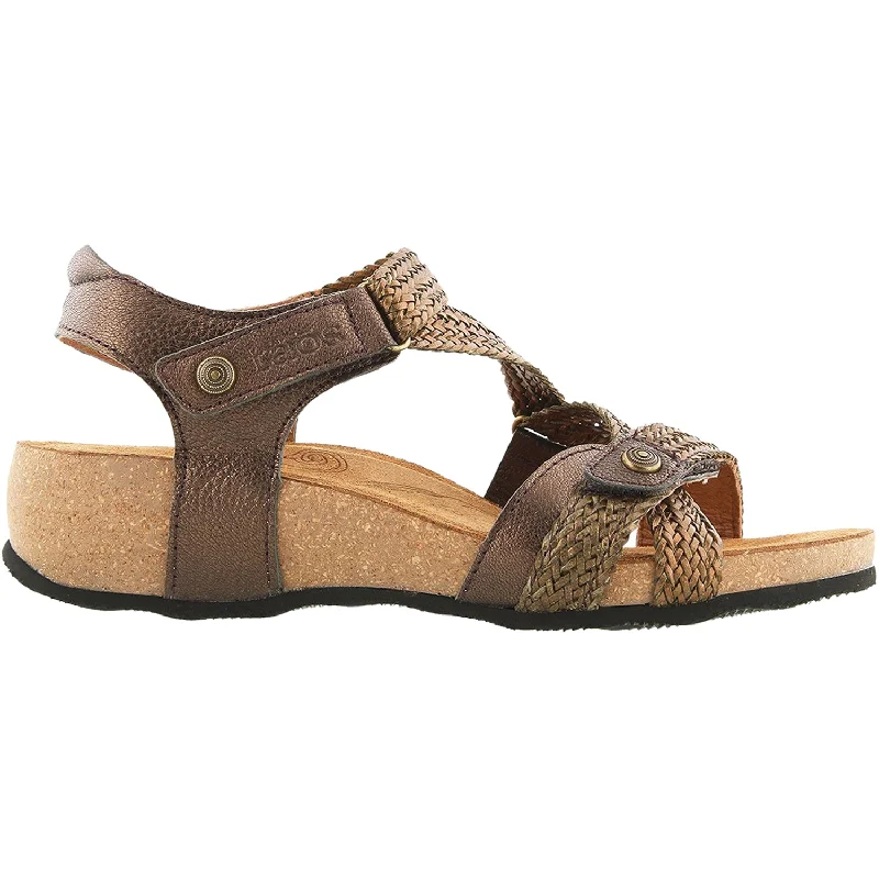 sandals for laid-back walks on the beachWomen's Taos Trulie Bronze Leather