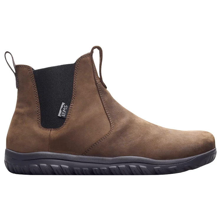 Comfortable work boots-Lems Chelsea Boot Waterproof Espresso