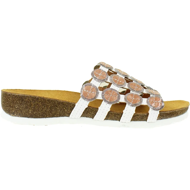 sandals with arch support for all-day comfortWomen's Think Julia 247 Bianco/Kombi Leather