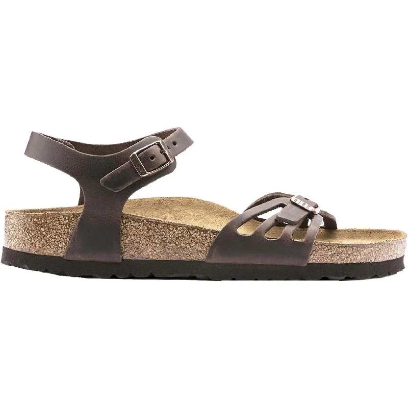 sandals for exploring tropical beachesWomen's Birkenstock Bali Habana Oiled Leather