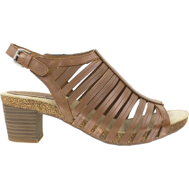 sandals with leather straps for durability -Women's Josef Seibel Sunny 01 Nut Leather