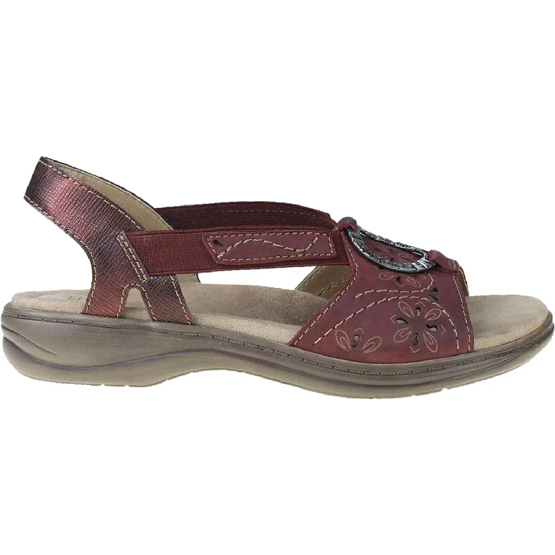 sandals for outdoor sports -Women's Earth Sabrina Merlot Leather