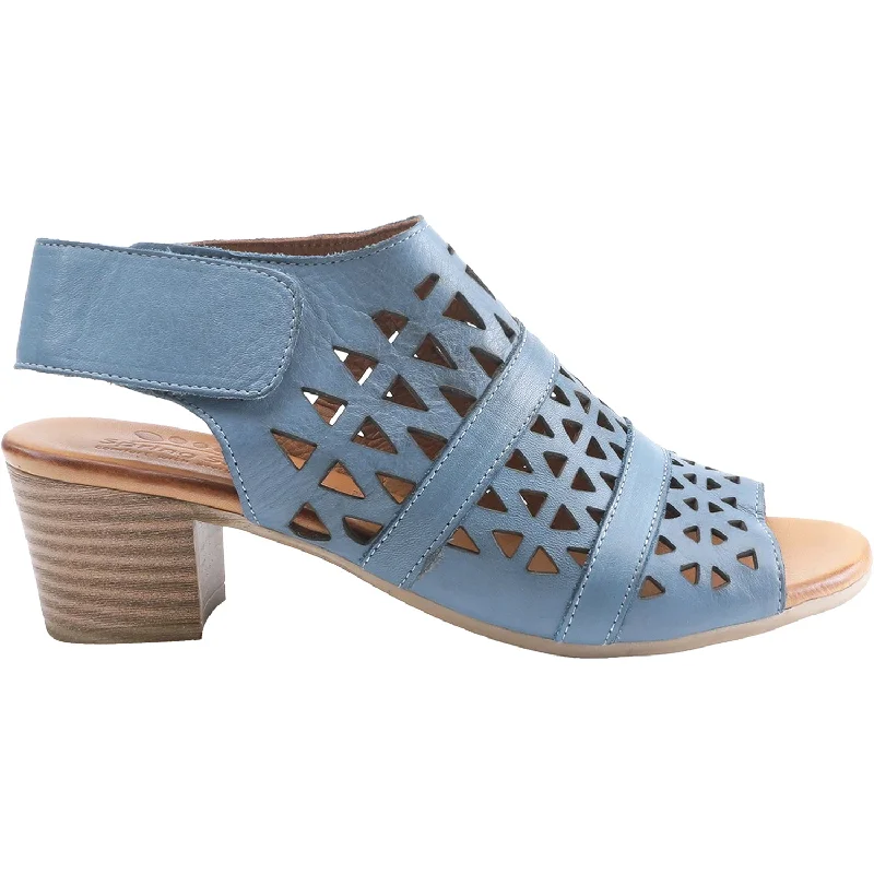 sandals with extra cushioning for relaxed walksWomen's Spring Step Dorotha Blue Leather