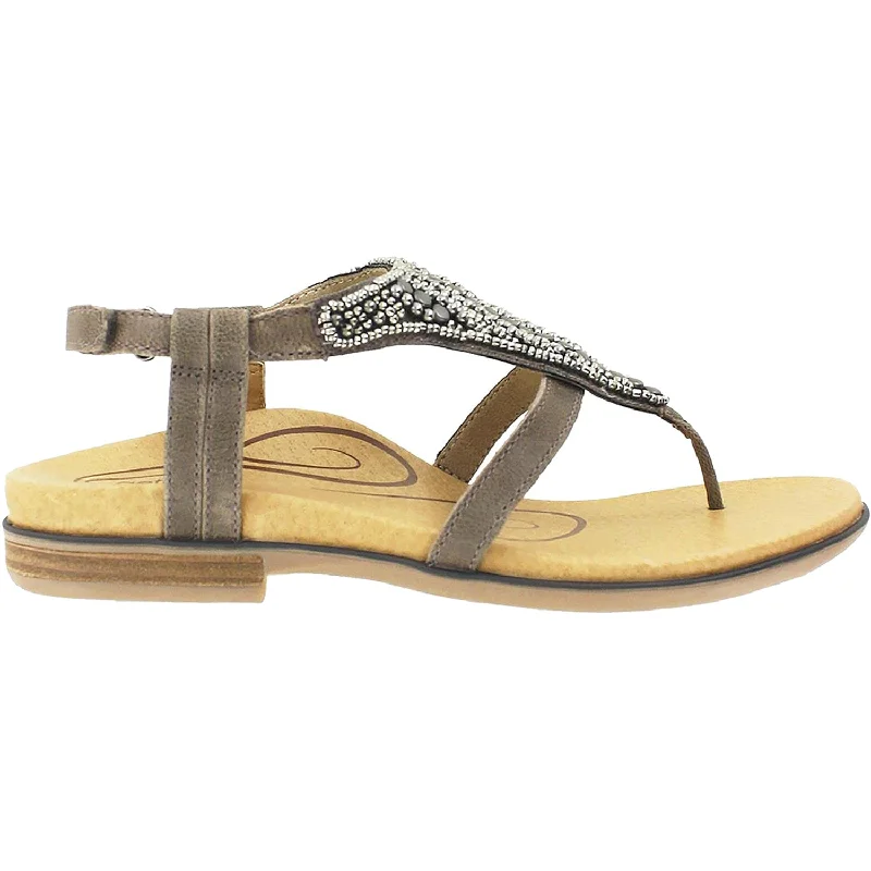 sandals for summer vacations on the beachWomen's Aetrex Sheila Stone Leather