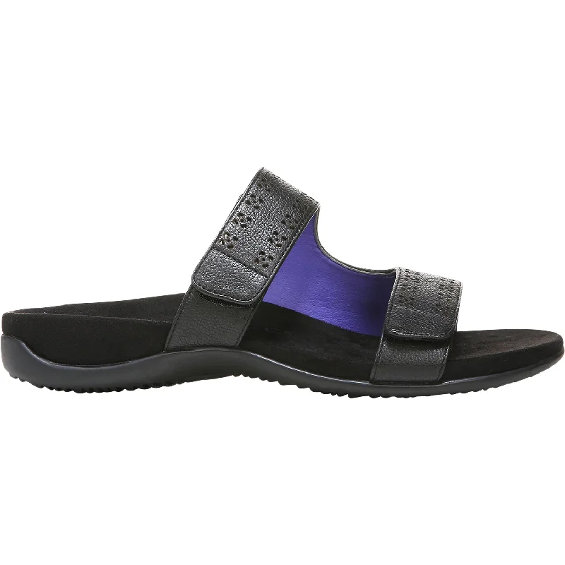 waterproof sandals for water sports -Women's Vionic Nakia Black Leather