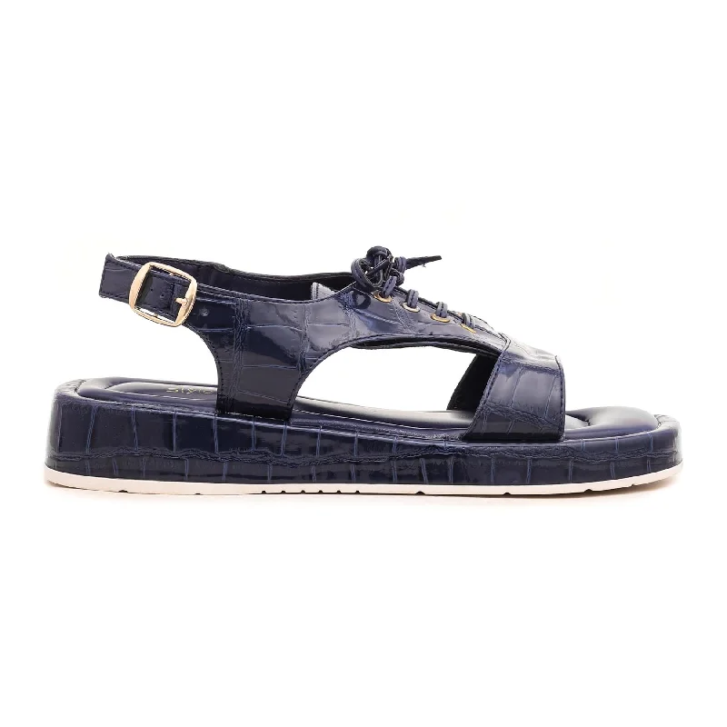 slip-on sandals for casual outings -Blue Formal Sandal FR5142