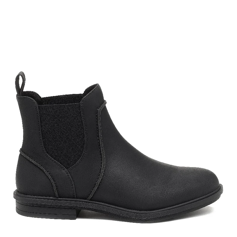 Designer boots for women-Gilly Black Chelsea Boot