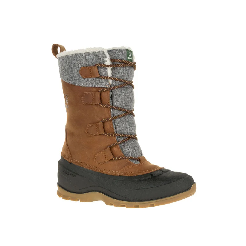 Women’s winter boots with heel-Kamik Women's Snogem Boot Cognac