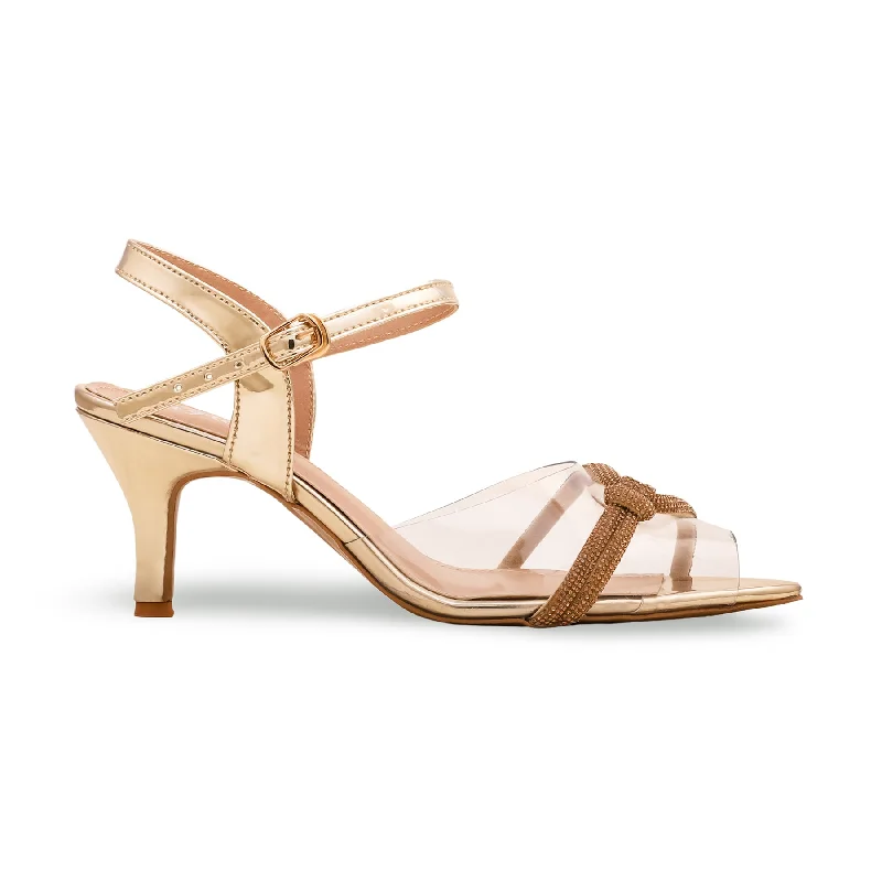 sandals for walking in the hot sun -Golden Fancy Sandal FN5859