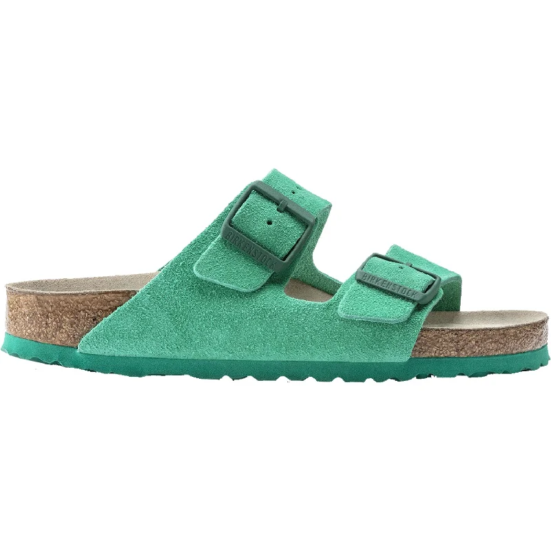 sandals for outdoor exploration during the dayWomen's Birkenstock Arizona Soft Footbed Bold Green