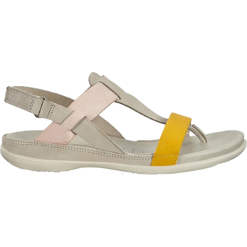 stylish sandals with floral embellishments -Women's Ecco Flash Marigold/Gravel/Rose Dust Leather