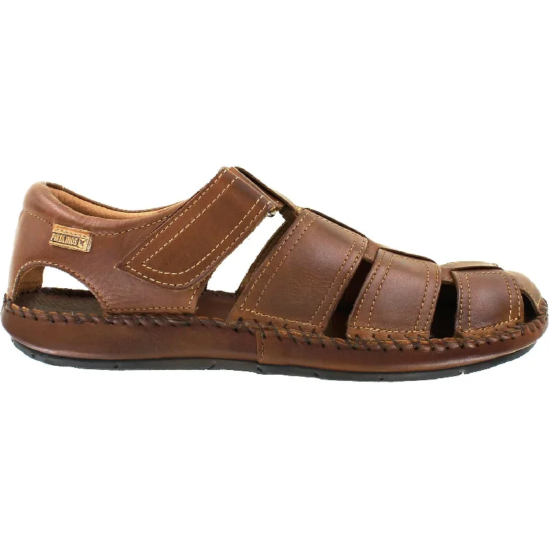 sandals for summer fun in hot weatherMen's Pikolinos Tarifa 06J-5433 Cuero Leather