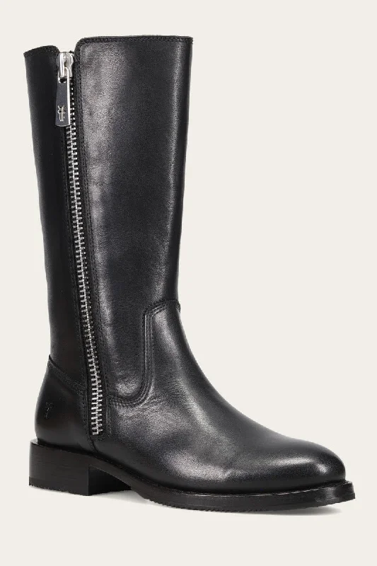 Military boots for women-Madison Heavy Zip Tall