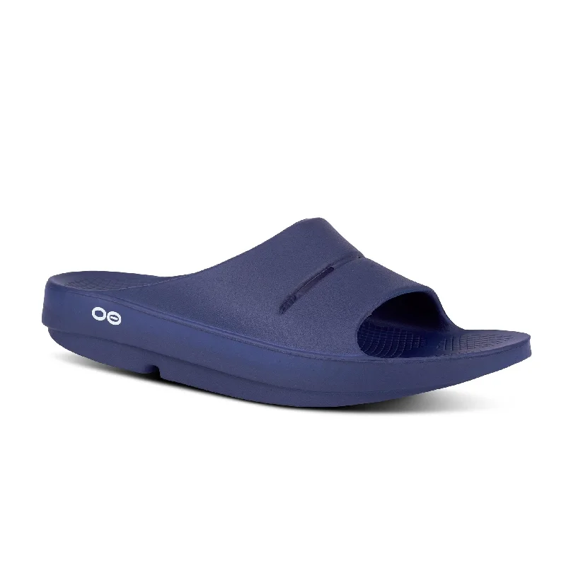 sandals with padding for comfort -OOahh Unisex Navy