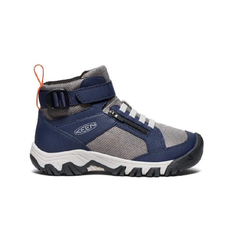 Comfortable snow boots for urban wear-Big Kids' Targhee Boundless Hiking Boot  |  Naval Academy/Steel Grey