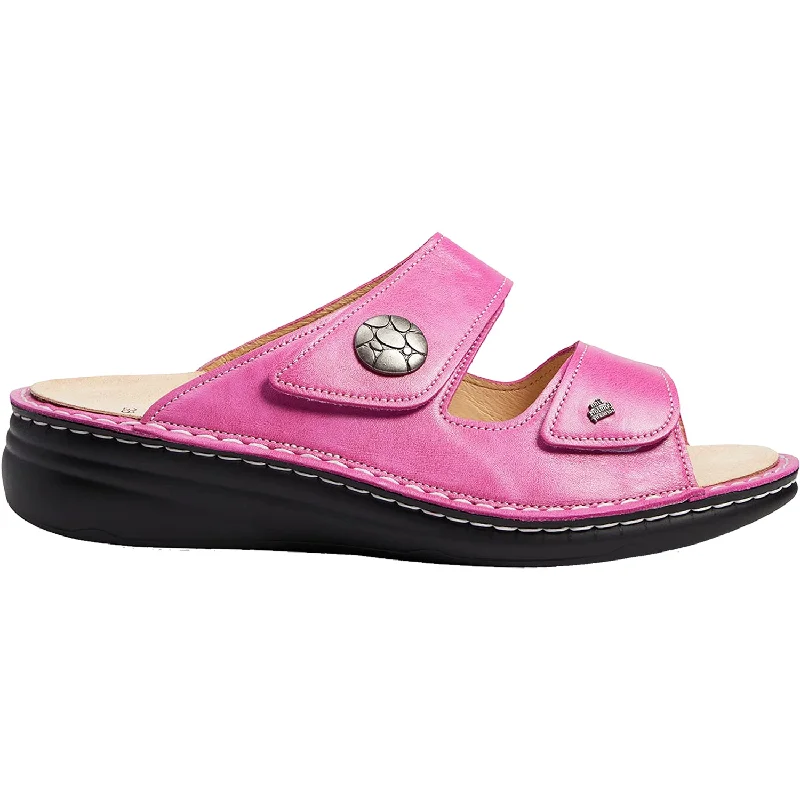 sandals for a stylish trip to the beachWomen's Finn Comfort Moorea Finn Mellow Pink Leather