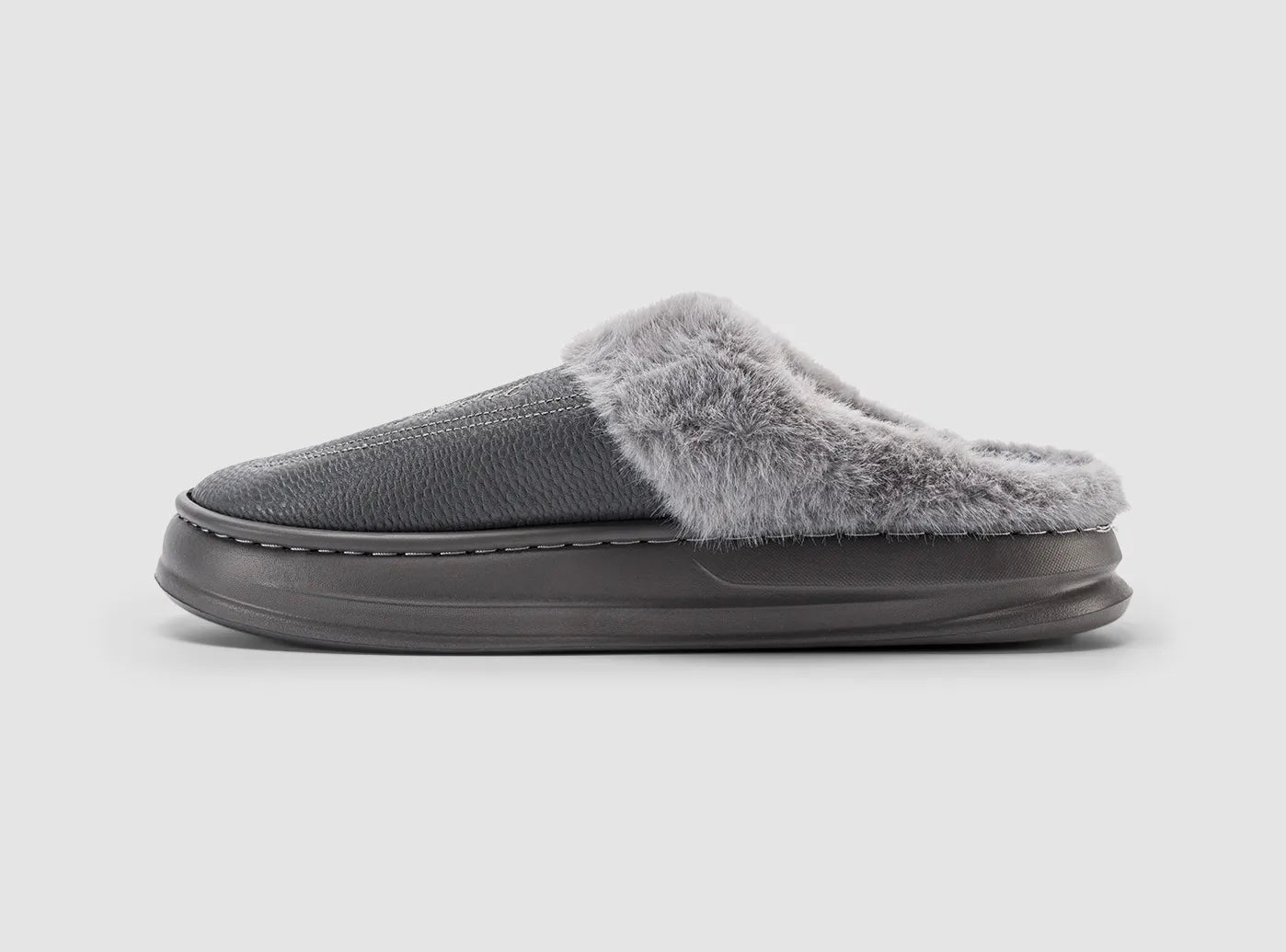 FitVille Men's Waterproof Winter Slippers