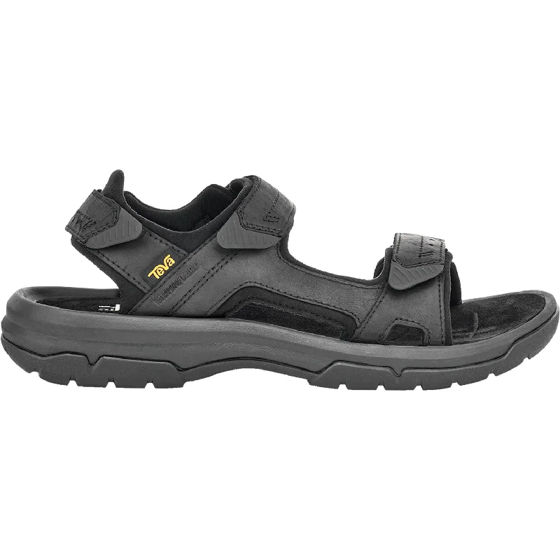 sandals for beach relaxation with styleMen's Teva Langdon Sandal True Black Leather