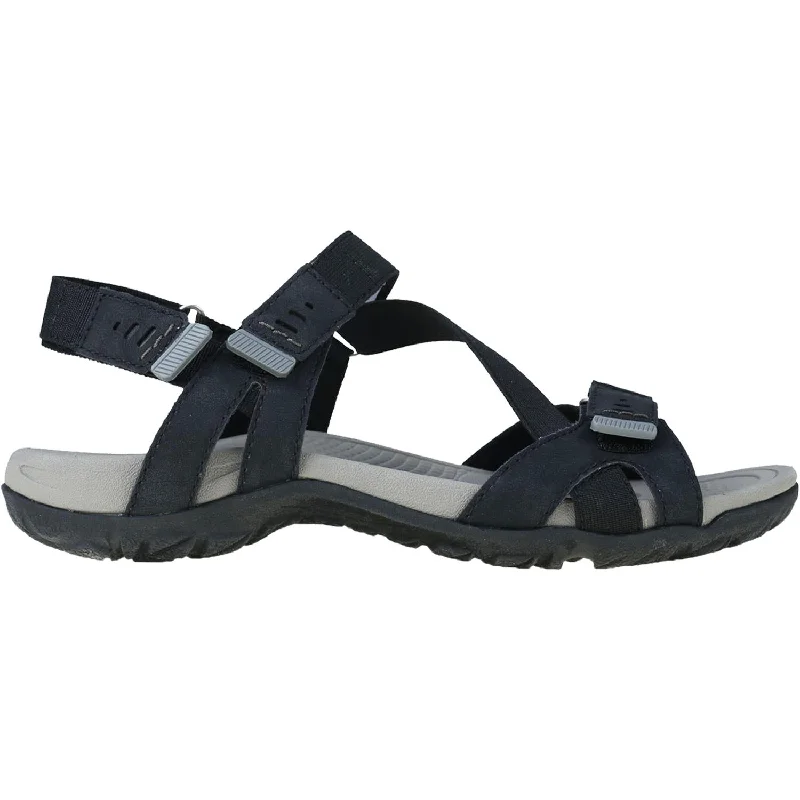 sandals for walking comfortably through the sandWomen's Earth Eleta Black Synthetic