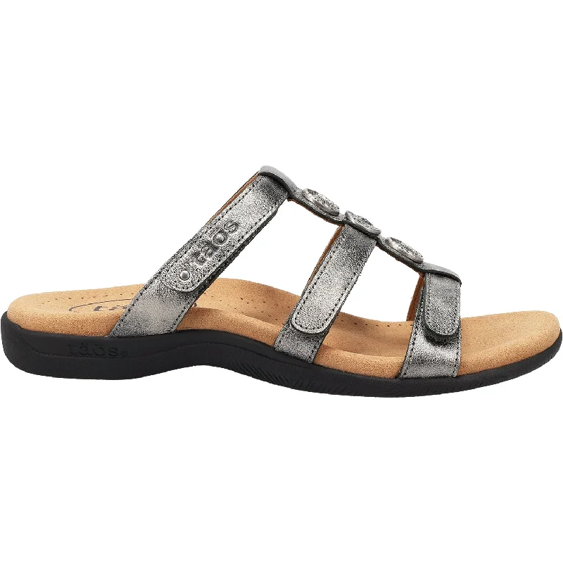 sandals for walking comfortably on hot daysWomen's Taos Prize 4 Pewter Leather