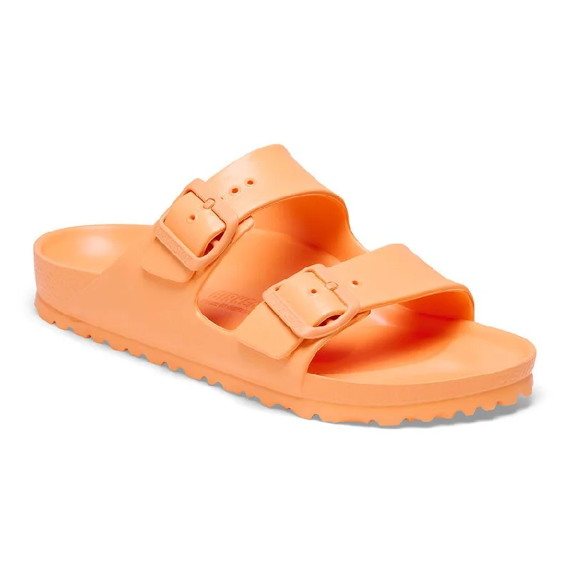 comfortable sandals for standing for hours -Birkenstock Arizona Essentials EVA Papaya