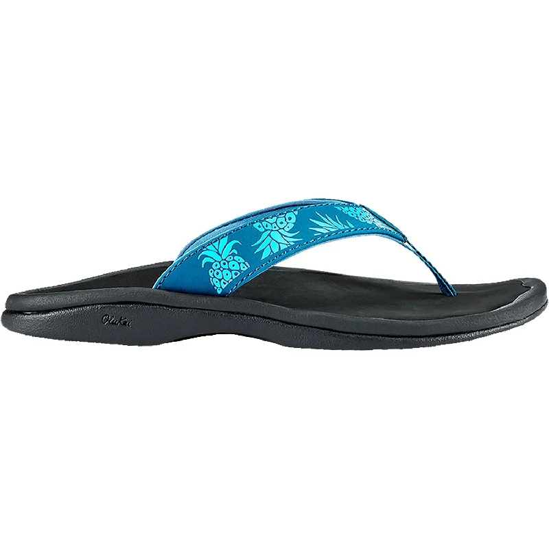 stylish gladiator sandals -Women's OluKai Ohana Deep Water/Hua Synthetic