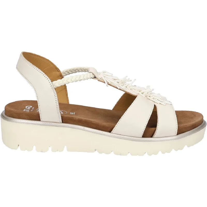 sandals for coastal relaxation and explorationWomen's Ara Bristol Cream Leather