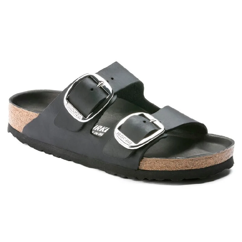 sandals for stylish and comfortable summer daysBirkenstock Arizona Big Buckle Oiled Leather Black