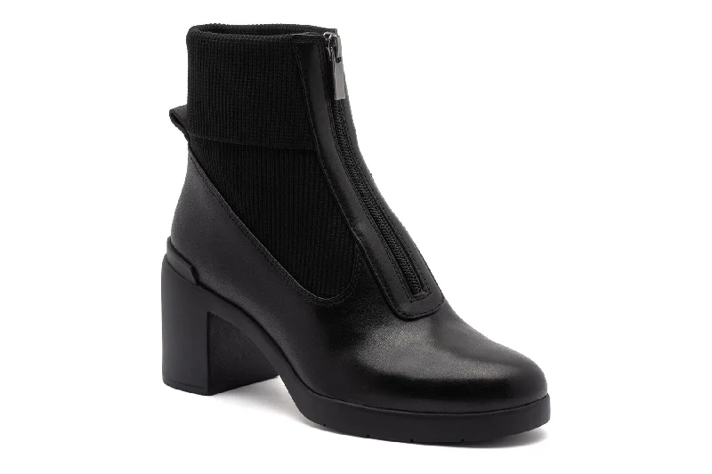 Fashionable tall boots for women-Metropolis Zip