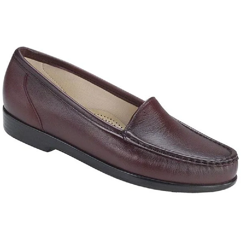 SAS Simplify Loafer Antique Wine Leather (Women's)