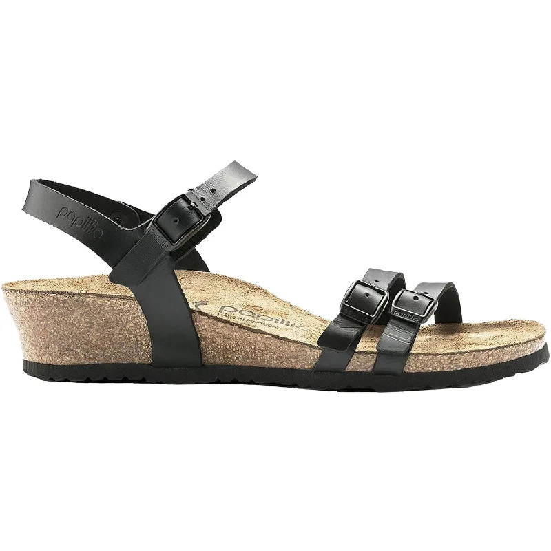 sandals for walking comfortably on hot daysWomen's Birkenstock Lana Black Leather