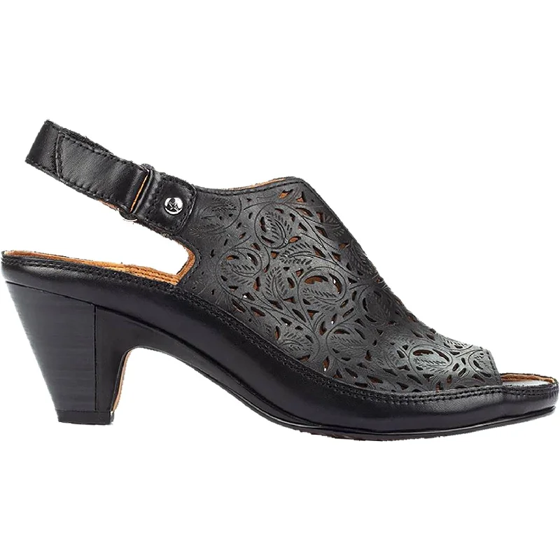 sandals for stylish day trips to the beachWomen's Pikolinos Java W5A-1805 Black Leather