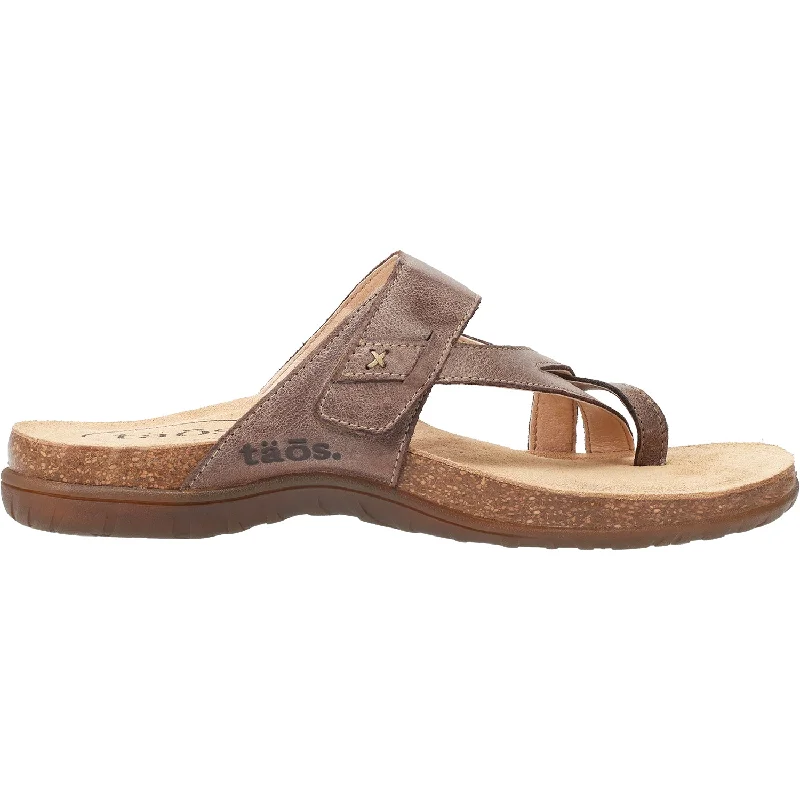 sandals with a soft footbed for ultimate comfortWomen's Taos Perfect Espresso Leather