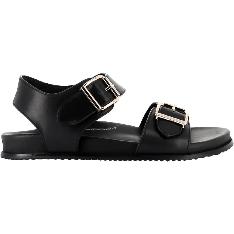 sandals for exploring tropical beachesWomen's Ziera Hastice Black Leather