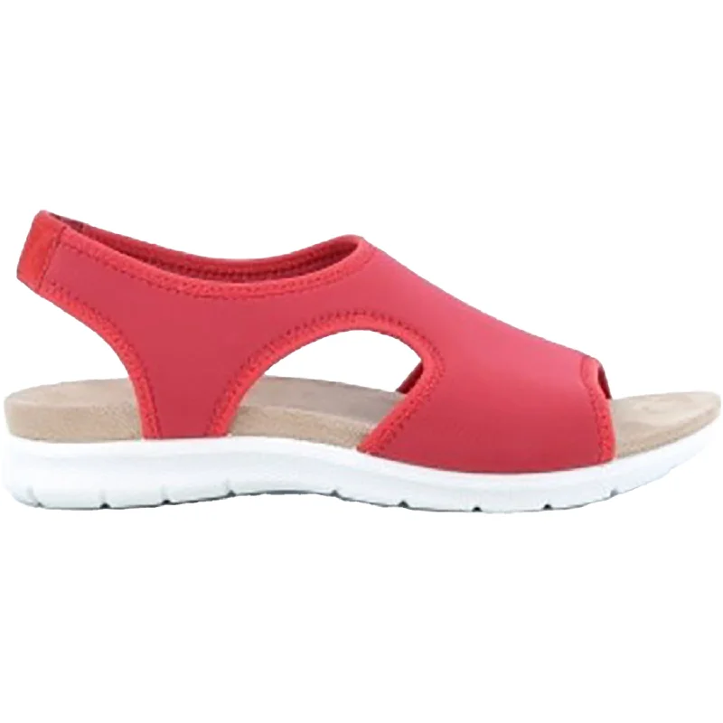 sandals for exploring nature in comfortWomen's IMAC Elma Red Fabric