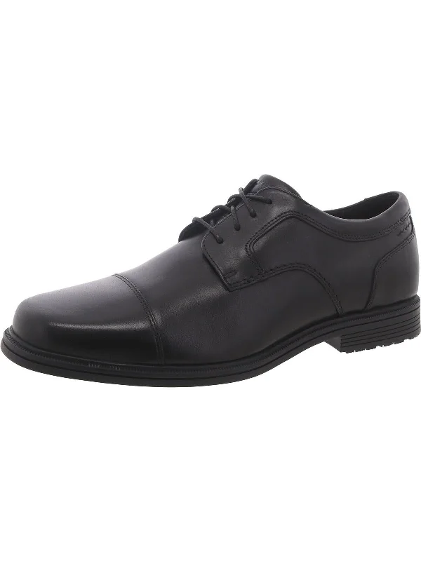 Taylor Mens Leather Lace Up Oxfords