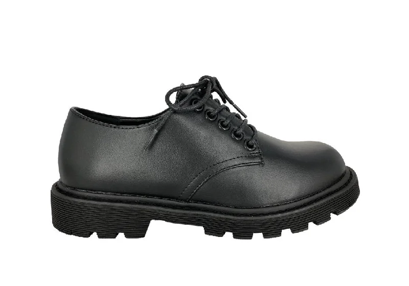 Gotta Flurt Women's Academy Black Synthetic Leather Oxford School Student Shoes