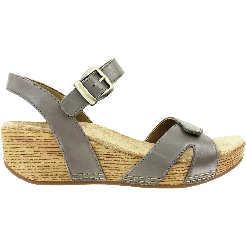 sandals for long-distance beach walksWomen's Dansko Laurie Stone Burnished Calf Leather