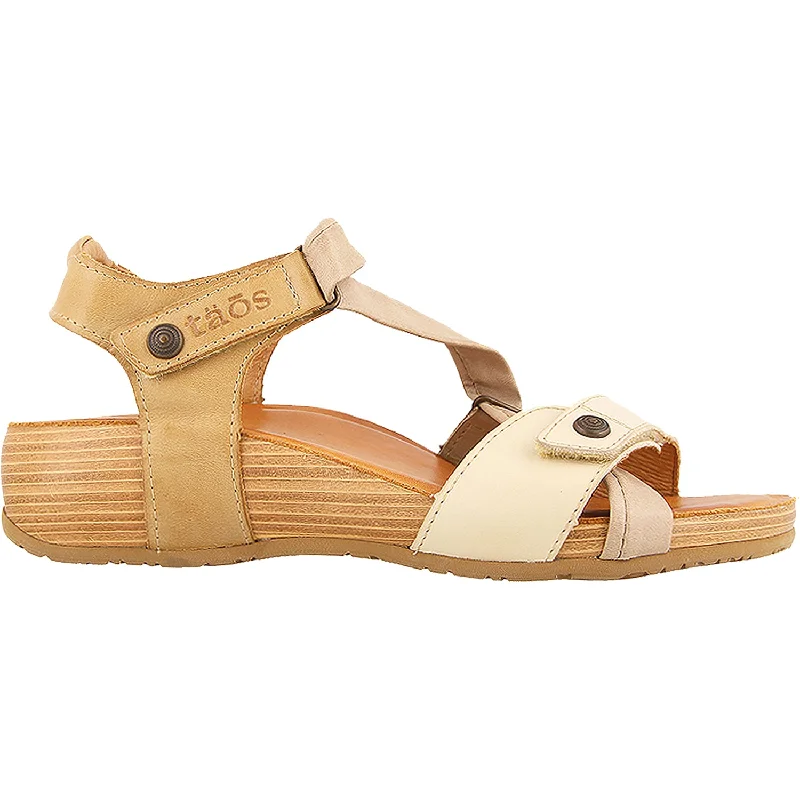 sandals for city and outdoor adventuresWomen's Taos Multiverse Beige Multi Leather