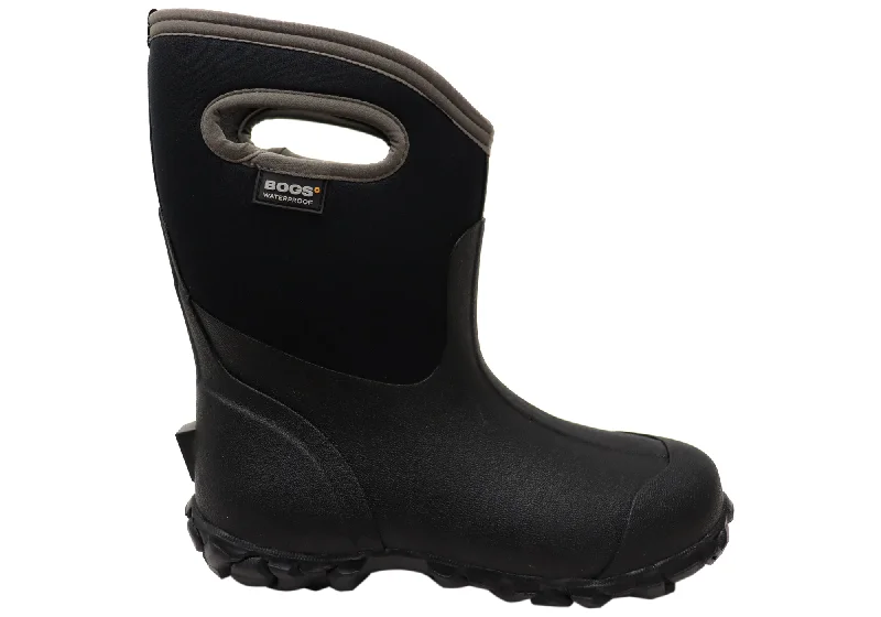 Women's ankle boots with zipper-Bogs Mens Classic Ultra Mid Farm Comfortable Gumboots