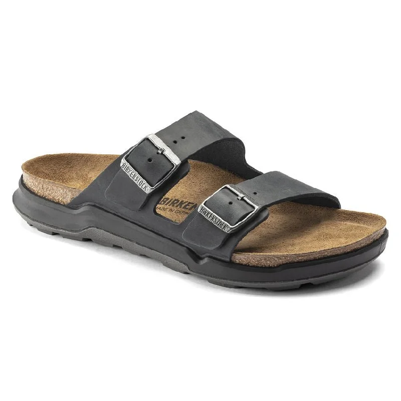 leather sandals for outdoor activities -Arizona Rugged Men Oiled Leather