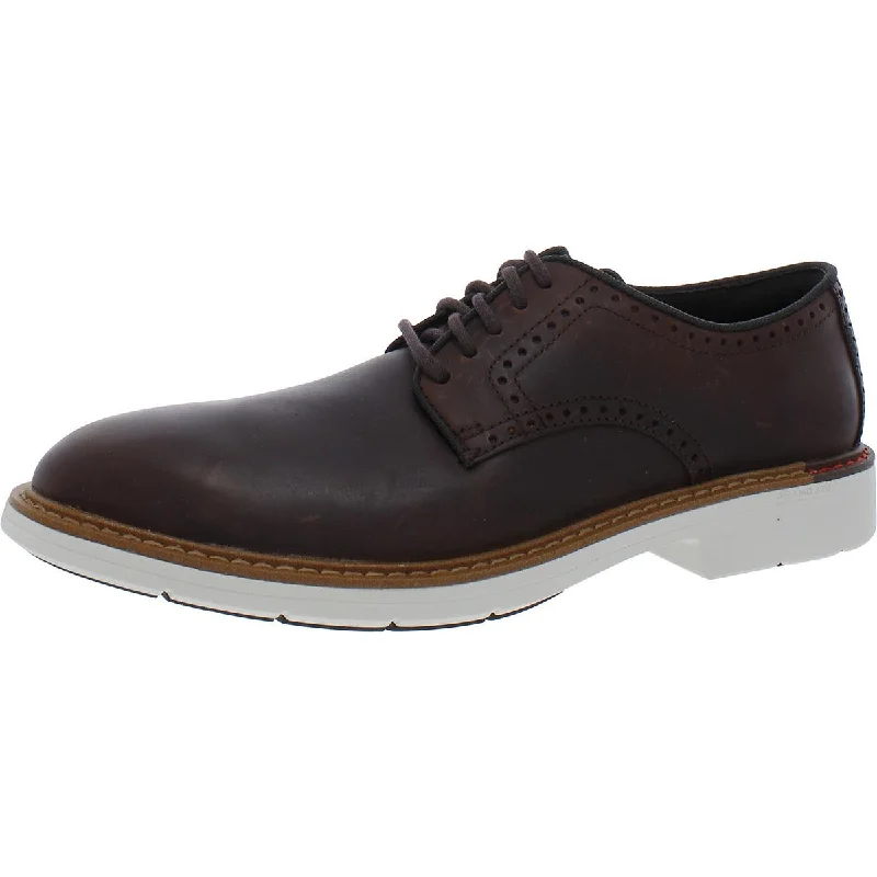 Go-To Mens Leather Comfort Oxfords