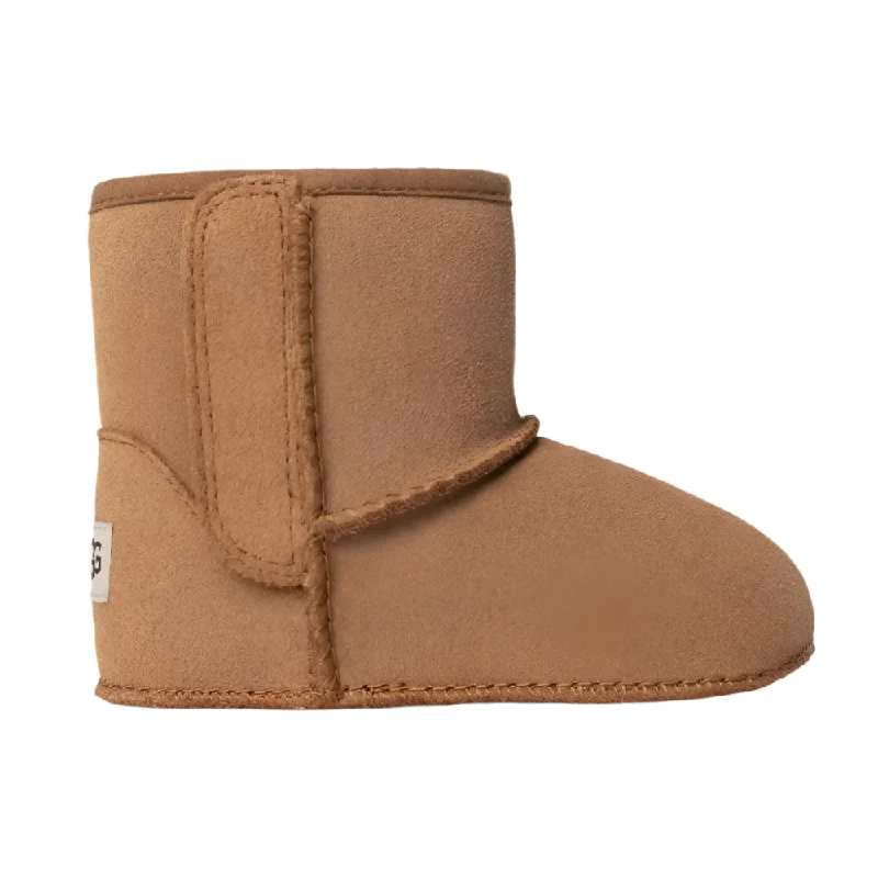 Cozy ankle boots for chilly fall days-Ugg Infant Girls Baby Classic Boot Chestnut