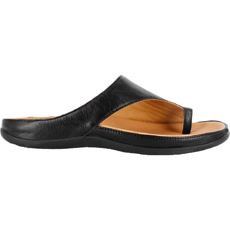 sandals for city walks in hot weather -Women's Strive Capri Black Leather