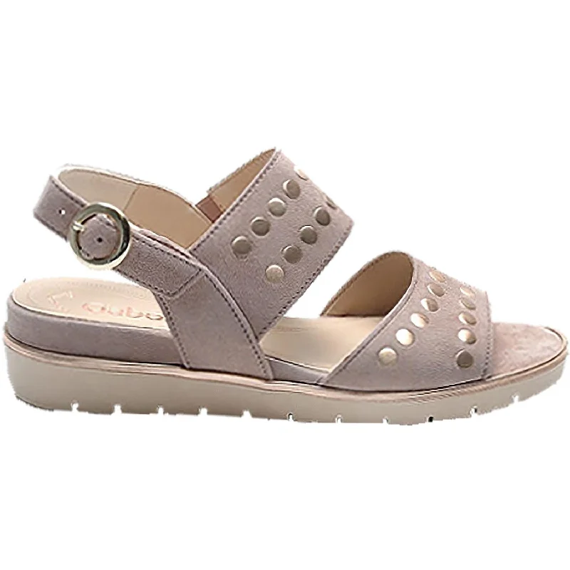 stylish sandals with gladiator design -Women's Gabor 85.503.14 Rose Suede